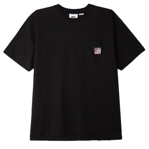 Obey Ανδρική κοντομάνικη μπλούζα Point Organic Pocket Tee